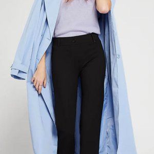 Betabrand Classic Dress Pant Yoga Pants Straight - Black Size Small